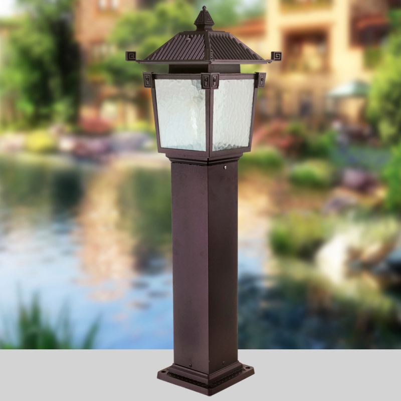 LED Solar Pillar Light